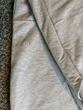 Lululemon Heather Light Gray Joggers